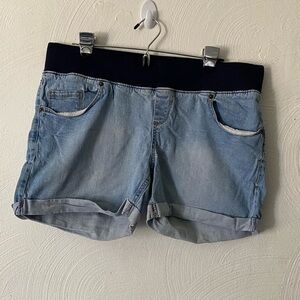 Great Expectations Shorts Maternity Women’s Large 12-14‎ Jeans Stretch
